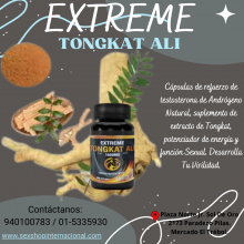 TONGKAT ALI POTENCIADOR DE ENERGIA Y FUNCION SEXUAL